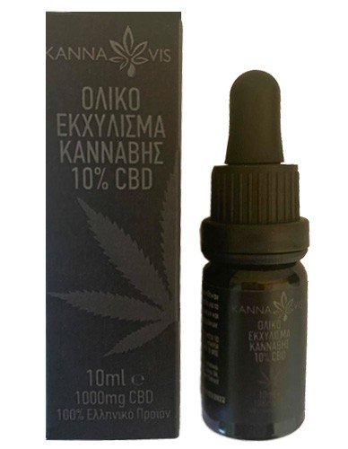 Ολικό Εκχύλισμα Κάνναβης 10% CBD (10ml) Kannavis