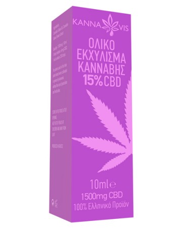 Ολικό Εκχύλισμα Κάνναβης 15% CBD (10ml) Kannavis