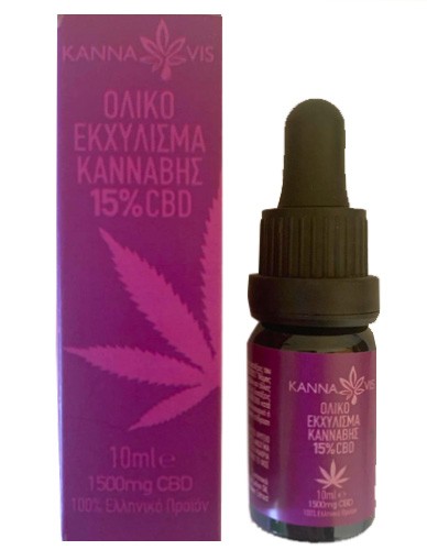 Ολικό Εκχύλισμα Κάνναβης 15% CBD (10ml) Kannavis