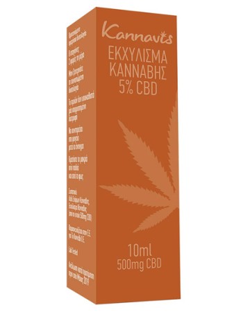 Ολικό Εκχύλισμα Κάνναβης 5% CBD (10ml) Kannavis