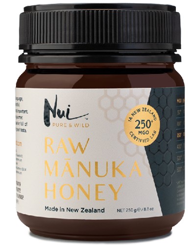 Ωμό Μέλι Μανούκα MGO 250+ (250γρ) Nui Honey