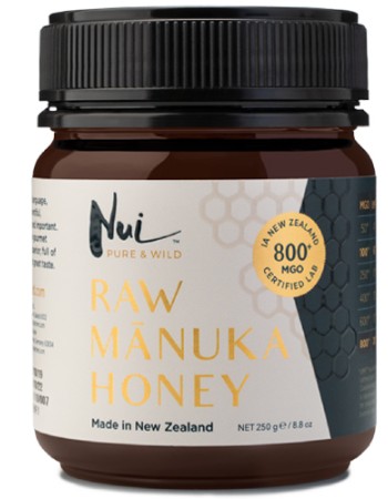 Ωμό Μέλι Μανούκα MGO 800+ (250γρ) Nui Honey