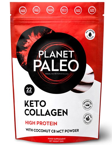 Υδρολυμένο Κολλαγόνο με MCTs C8 'Keto Collagen' (220γρ) Planet Paleo