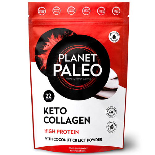 Υδρολυμένο Κολλαγόνο με MCTs C8 'Keto Collagen' (220γρ) Planet Paleo