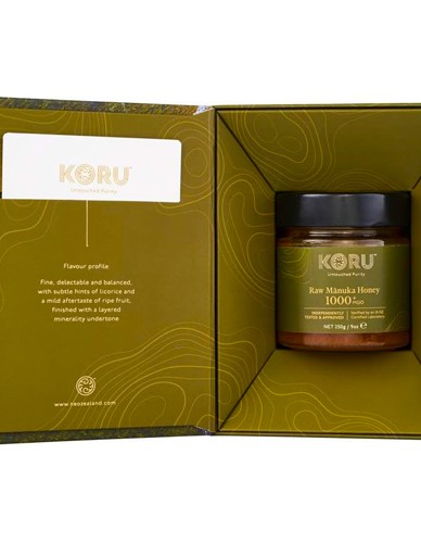 Ωμό Μέλι Μανούκα MGO 1000+ (250γρ) KORU