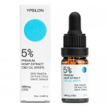 Έλαιο Κάνναβης CBD 5% (500mg) με Μαστιχέλαιο Χίου 'MILD' (10ml) YPSILON