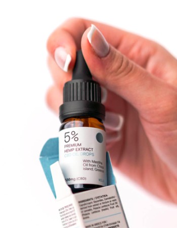Έλαιο Κάνναβης CBD 5% (500mg) με Μαστιχέλαιο Χίου 'MILD' (10ml) YPSILON