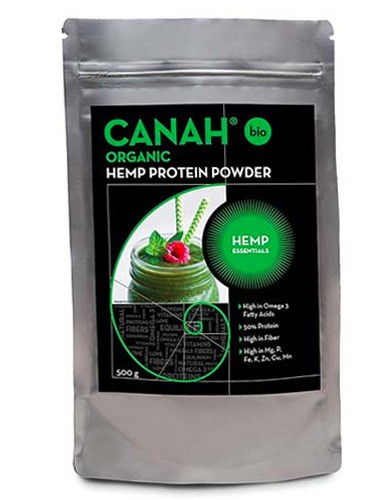 Πρωτεΐνη από Σπόρους Κάνναβης Hemp Protein (500γρ) Canah