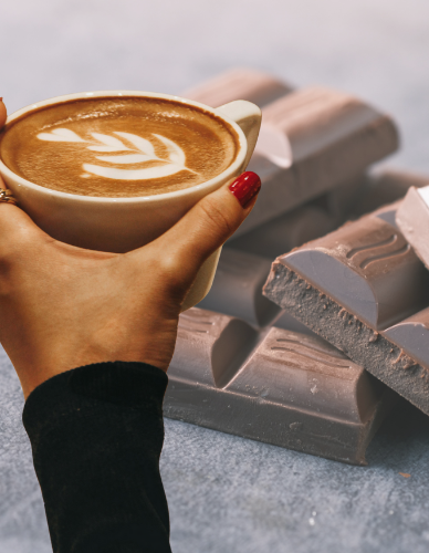 Μαύρη Σοκολάτα με γέμιση Cappuccino (100γρ) Vivani