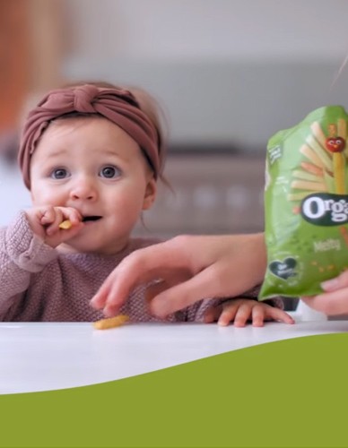 Στικς Λαχανικών 'Melty Veggie' +7μ (15γρ) Organix