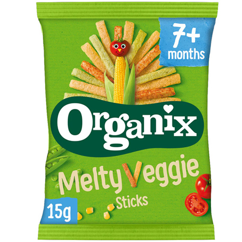 Στικς Λαχανικών 'Melty Veggie' +7μ (15γρ) Organix