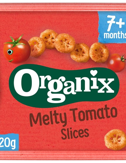 Σνακ Καλαμποκιού με Τομάτα 'Melty Tomato'+7μ (20gr) Organix