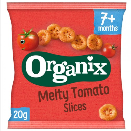 Σνακ Καλαμποκιού με Τομάτα 'Melty Tomato'+7μ (20gr) Organix