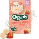 Πόριτζ Φράουλα & Μπανάνα +6μ (120γρ) Organix
