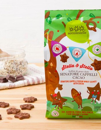 Vegan Μπισκότα Αστεράκια με Κακάο 'Stella & Stello' (300γρ) Sottolestelle