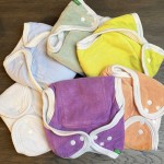 Σετ 10 Υφασμάτινες Πλενόμενες Πάνες 'One Size Soft Rainbow Set' (10τμχ+1) Popolini