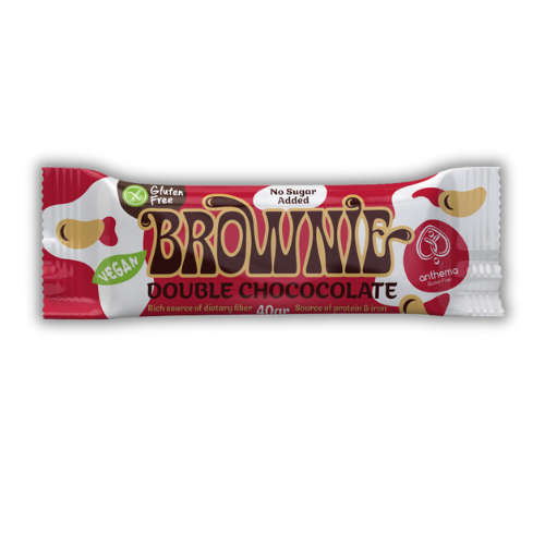 Μπάρα 'Brownie' Φουντούκι - Διπλή σοκολάτα ΧΓΛ (40γρ) Anthema Μπάρα 'Brownie' Φουντούκι - Διπλή σοκολάτα ΧΓΛ (40γρ) Anthema