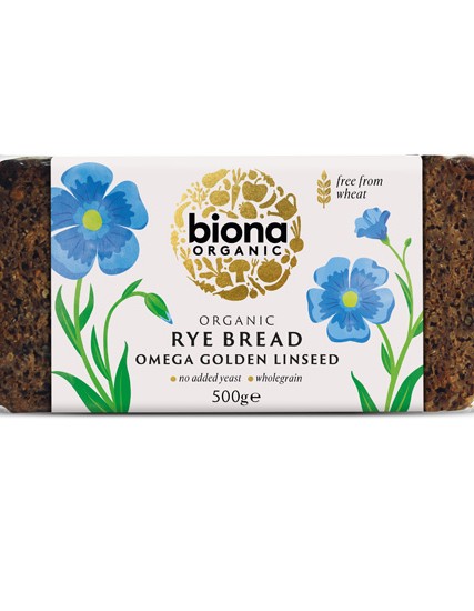 Ψωμί Σίκαλης με Ωμέγα 3 (500γρ) Biona