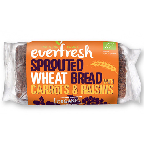 Ψωμί Φύτρου Σιταριού με Καρότο & Σταφίδα (400γρ) Everfresh