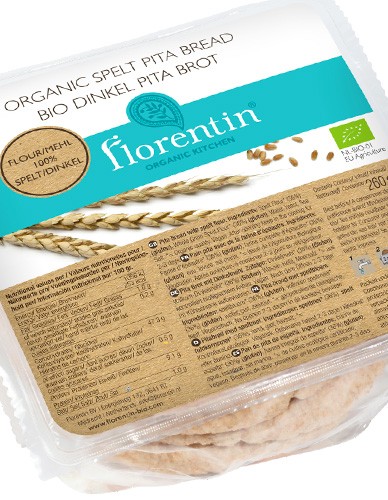 Πίτα από Αλεύρι Ντίνκελ/Σπελτ (280γρ) Florentin
