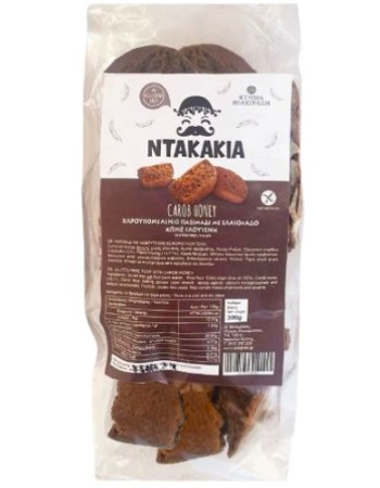 Ντακάκια με Χαρουπόμελο & Ελαιόλαδο - Xωρίς Γλουτένη (300γρ) Κτήμα Βελεγράκη