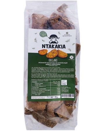 Ντακάκια με Ρίγανη & Ελαιόλαδο - Xωρίς Γλουτένη (300γρ) Κτήμα Βελεγράκη