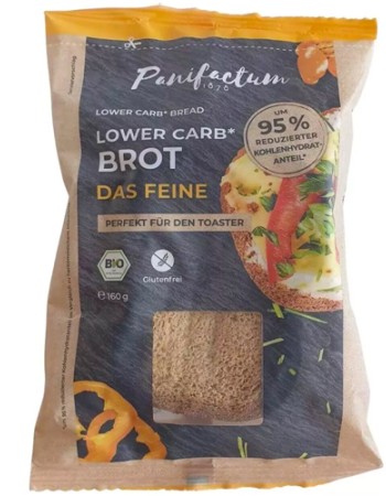 Low-Carb Ψωμί σε Φέτες 'Das Feine' - Χωρίς Γλουτένη (160γρ) Panifactum