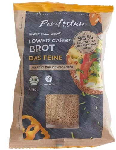 Low-Carb Ψωμί σε Φέτες 'Das Feine' - Χωρίς Γλουτένη (160γρ) Panifactum