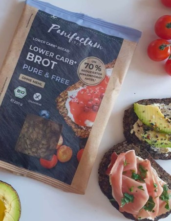 Low-Carb Πολύσπορο Ψωμί σε Φέτες 'Pure & Free' - Χωρίς Γλουτένη (160γρ) Panifactum