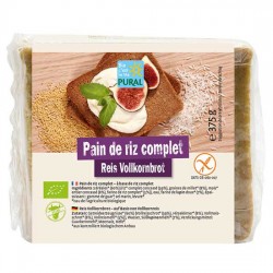 Ψωμί Ρυζιού Ολικής - Χωρίς Γλουτένη (375γρ) Pural