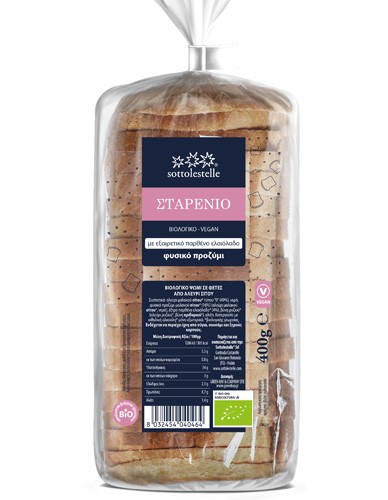 Ψωμί για Τόστ Σταρένιο (400γρ) Sottolestelle