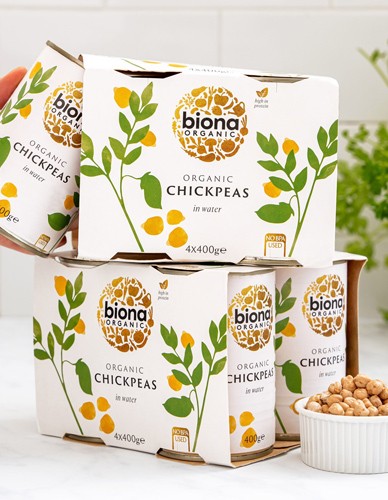 Έτοιμα Ρεβίθια (400γρ) Biona