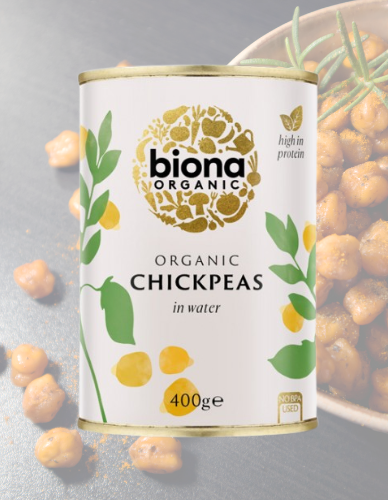 Έτοιμα Ρεβίθια (400γρ) Biona