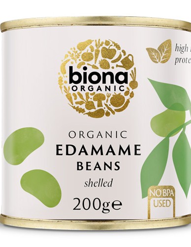 Έτοιμα Φασόλια Σόγιας Edamame (200γρ) Biona