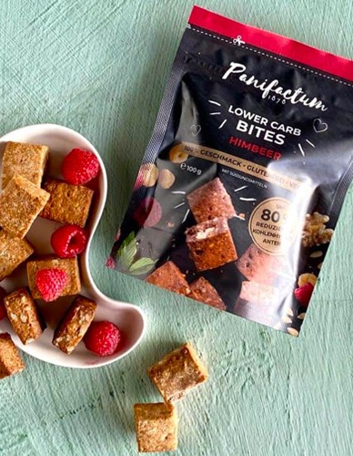 Low-Carb Μπουκίτσες 'Bites' με Φρούτα - Χωρίς Γλουτένη (100γρ) Panifactum