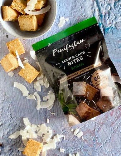 Low-Carb Μπουκίτσες 'Bites' Καρύδα - Χωρίς Γλουτένη (100γρ) Panifactum