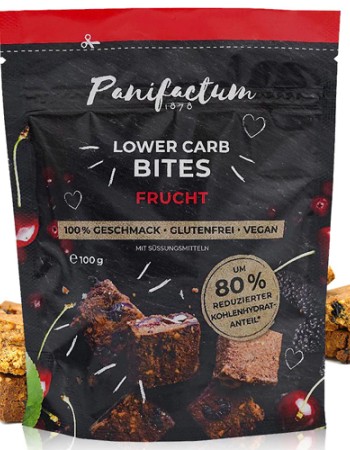 Low-Carb Μπουκίτσες 'Bites' με Φρούτα - Χωρίς Γλουτένη (100γρ) Panifactum