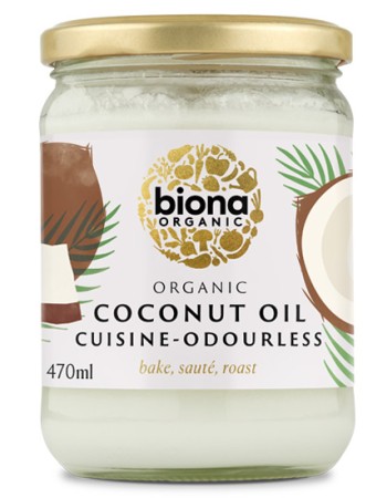 Λάδι Καρύδας Μαγειρικής Άοσμο (470ml) Biona