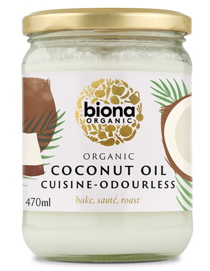 Λάδι Καρύδας Μαγειρικής Άοσμο (470ml) Biona