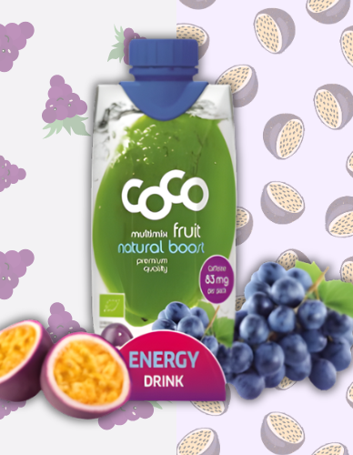 Coco 'Energy Drink' για Φυσική Ενέργεια (330ml) Dr. Martins