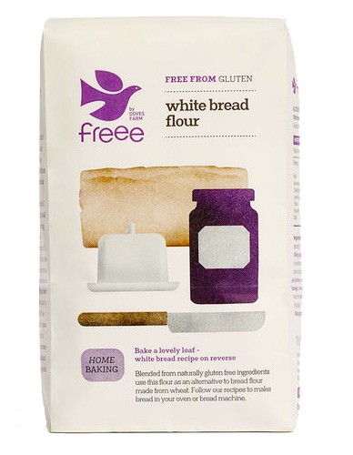 Αλεύρι για Λευκό Ψωμί - Χωρίς Γλουτένη (1kg) Freee by Doves Farm