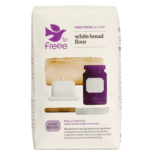 Αλεύρι για Λευκό Ψωμί - Χωρίς Γλουτένη (1kg) Freee by Doves Farm