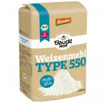 Αλεύρι Σιταριού Λευκό Τύπου T550 (1kg) Bauckhof