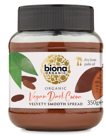 Vegan Επάλειμμα Μαύρης Σοκολάτας (350γρ) Biona
