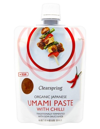Umami Πάστα Σόγιας με Τσίλι (150γρ) Clearspring