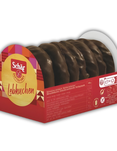 Χριστουγεννιάτικα Μπισκότα Lebkuchen με Σοκολάτα ΧΓΛ (200γρ) Schär