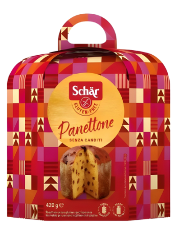 Χριστουγεννιάτικο Panettone με Σταφίδες ΧΓΛ/ΧΛΚΤ (420γρ) Schär