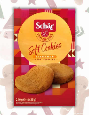 Μαλακά Μπισκότα Soft Cookies με Κανέλα ΧΓΛ (210γρ) Schär