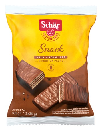 Γκοφρέτα με Σοκολάτα 'Σοκοφρέτα Snack' Χωρίς Γλουτένη (3x35γρ) Schar