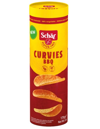 Πατατάκια 'Curvies' Γεύση BBQ - Χωρίς Γλουτένη (170γρ) Schar
